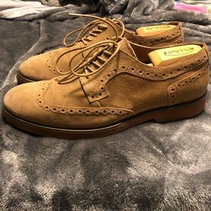 Suede dress shoes